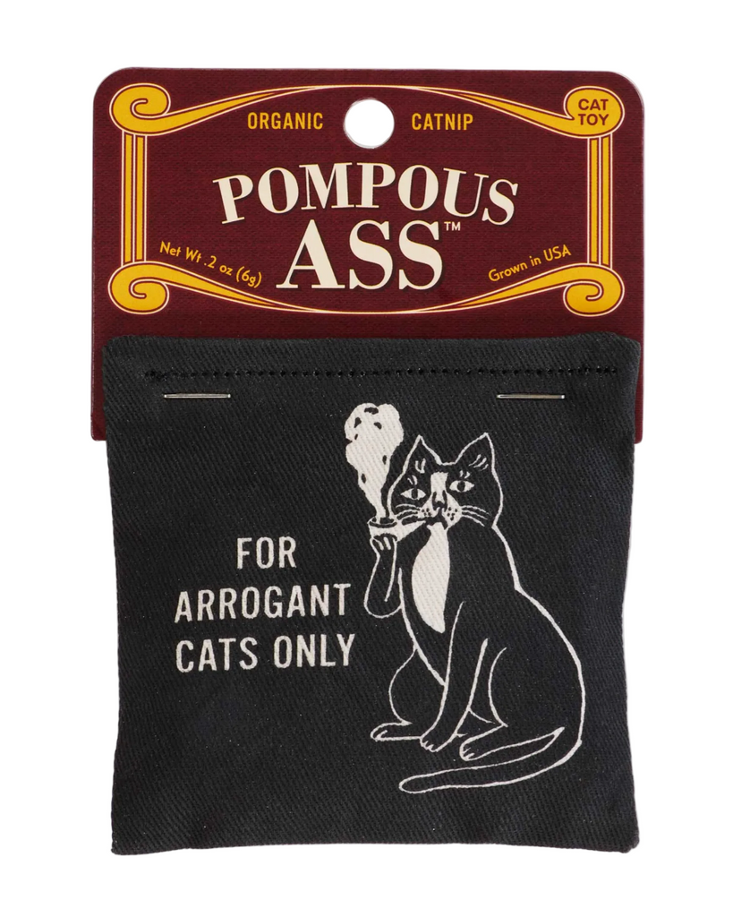 Pompous ass, for arrogant cats only, catnip toy by Blue Q, Sold by Le Monkey House