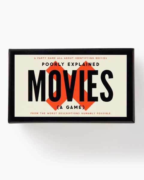 Poorly Explained Movies card game by Brass Monkey sold by Le Monkey House