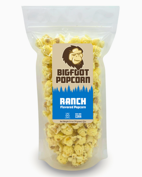 Ranch Flavored Bigfoot popcorn sold by Le Monkey House