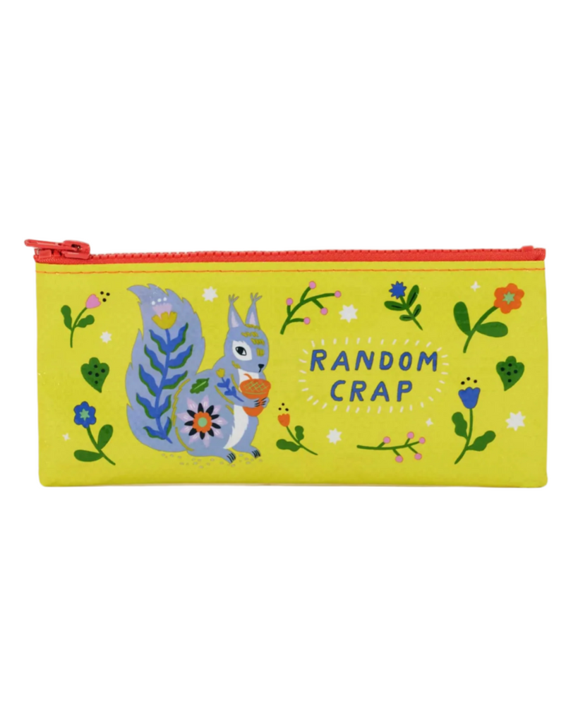 Random crap squirrel pencil pouch case by Blue Q sold by Le Monkey House