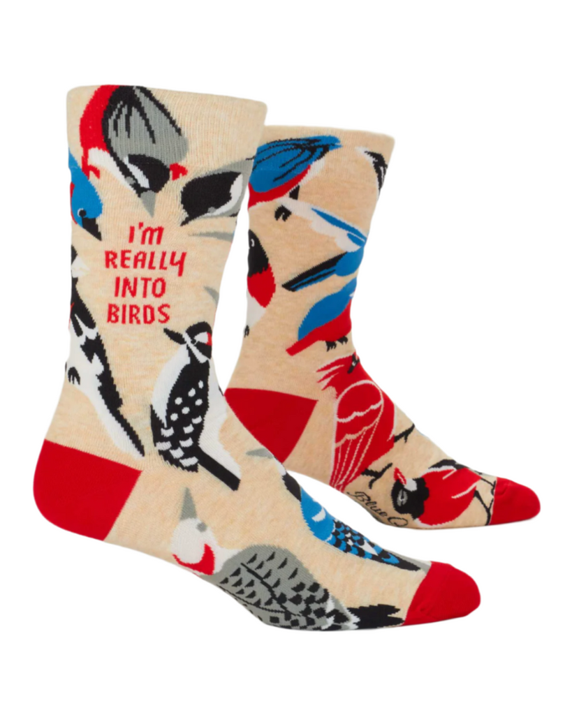 I'm really into birds men's socks by Blue Q sold by Le Monkey House