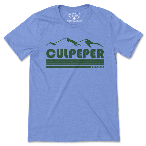 Retro Culpeper Virginia Blue Ridge Mountains T Shirt Designed, printed and sold by Le Monkey House