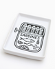 Sardines in olive oil trinket tray catch all by Lenny Mud sold by Le Monkey House