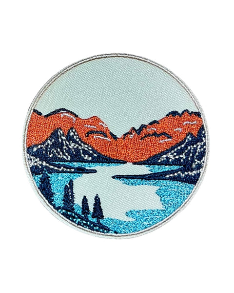 The scenic view colorful iron on sew on patch by TEELUX sold by Le Monkey House