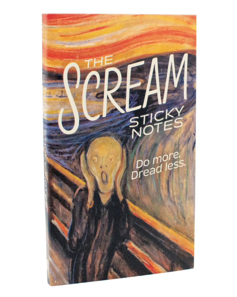 Scream sticky notes by Unemployed Philosophers Guild, sold by Le Monkey House