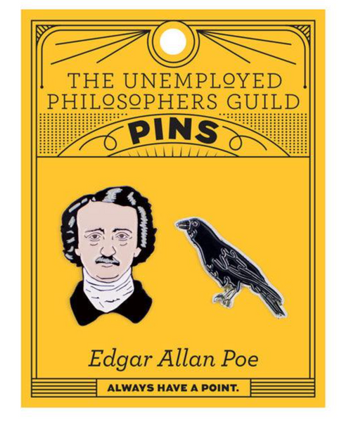 Edgar Allan Poe Enamel Pin Set