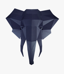 Papercraft Elephant Head