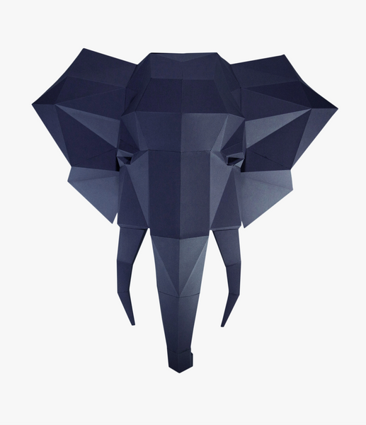Papercraft Elephant Head