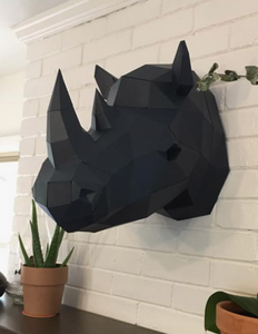 Papercraft Rhino Head