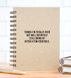 Things I'm Over Journal