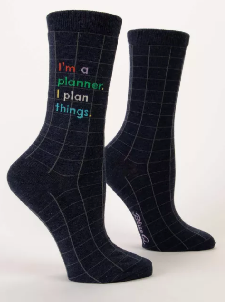 Women's Socks: I'm A Planner