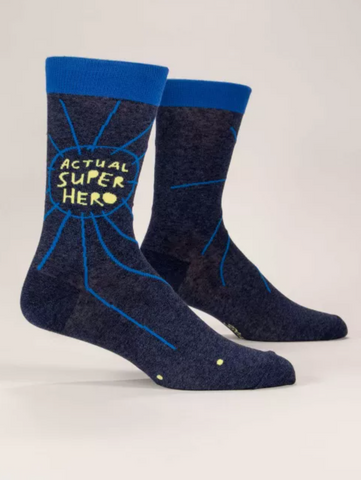 Men's Socks: Actual Superhero