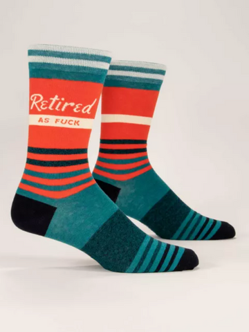 Men's Socks: Retired AF