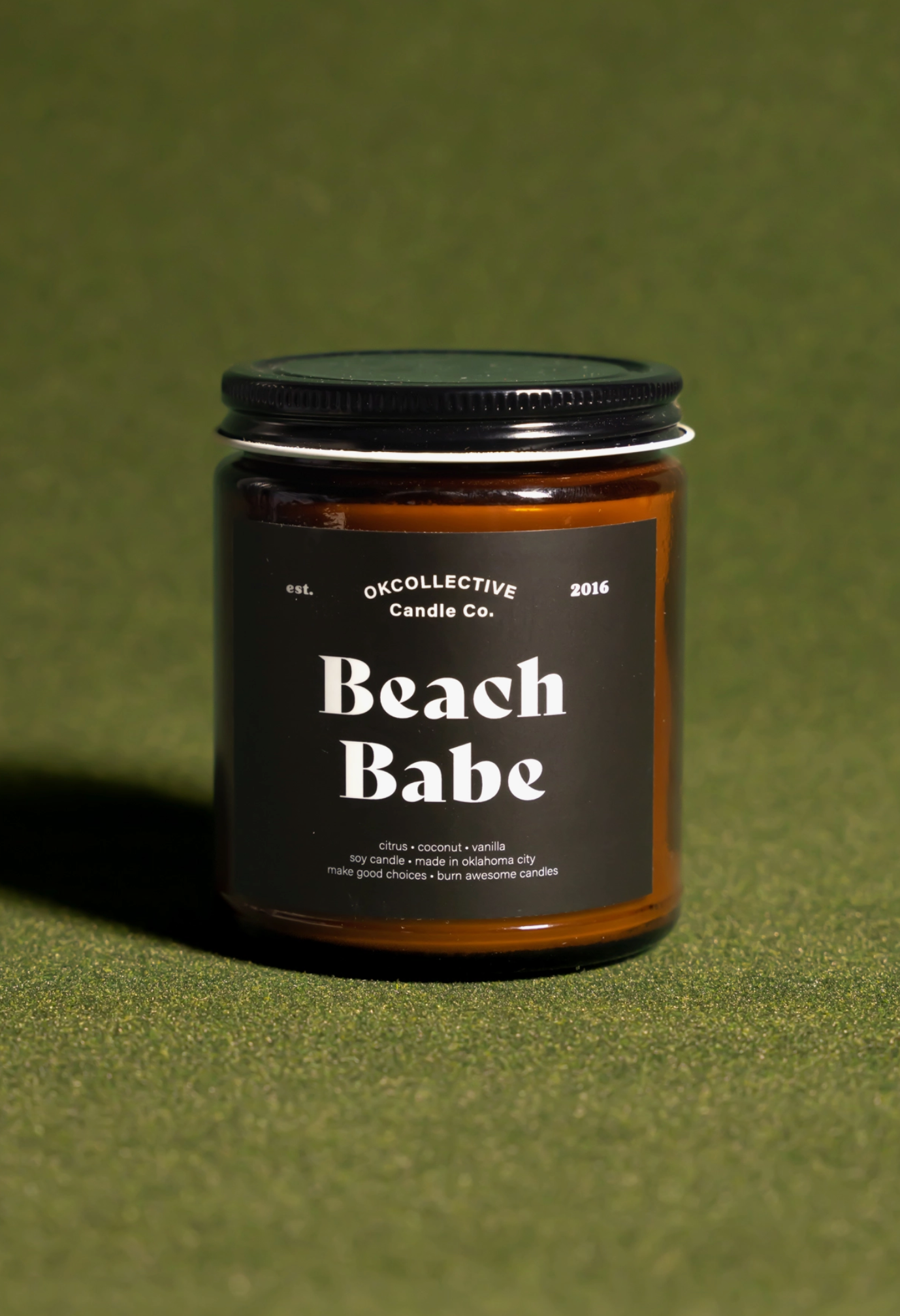 Beach Babe Pure Soy Candle by OKCollective Sold by Le Monkey House