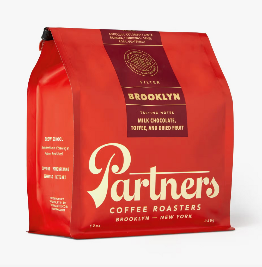 Partners Coffee Roasters whole bean Brooklyn Coffee Sold by Le Monkey House