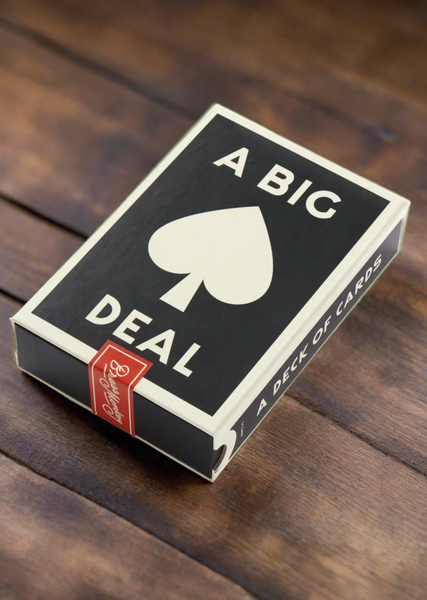 A Big Deal Oversized PLaying Cards by Brass Monkey Sold by Le Monkey House