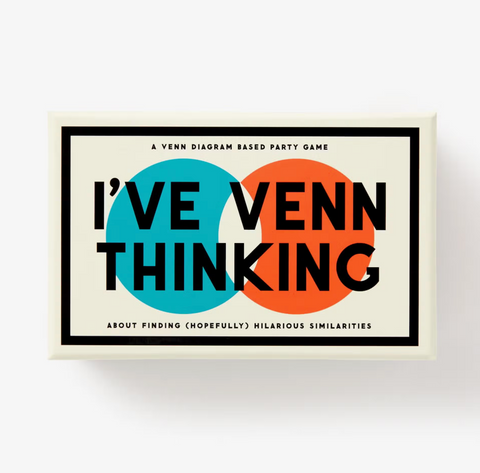 I've Venn Thinking Social Card Game by Brass Monkey Sold by Le Monkey House