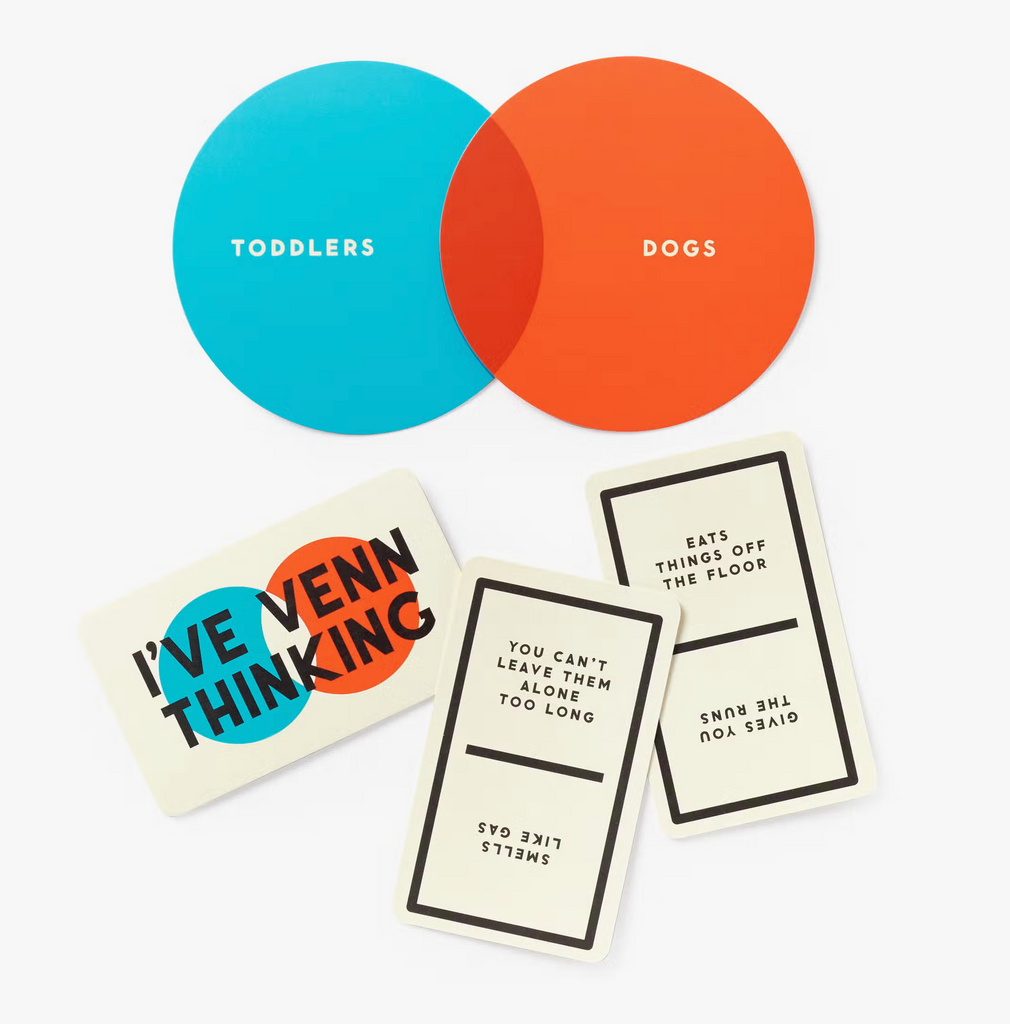 I've Venn Thinking Social Card Game by Brass Monkey Sold by Le Monkey House