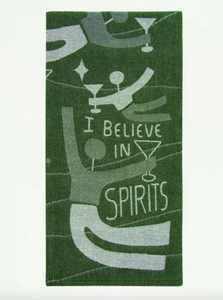 Believe in Spirits Dish Towel