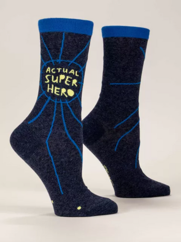 Women's Socks: Actual Super Hero