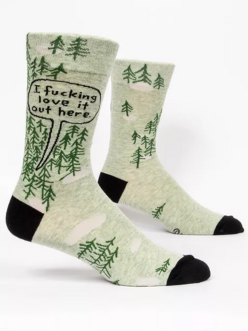 Men's Socks: Love It Out Here