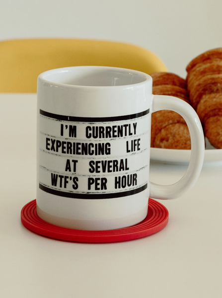 WTFs Per Hour Mug