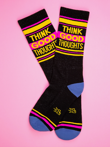 Think Good Thoughts Gym Socks