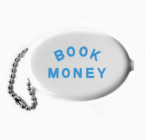 Book Money Vintage Rubber Coin Purse Pouch by Three Potato Four Sold by Le Monkey House