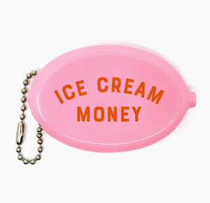 Ice Cream Money Vintage Rubber Coin Purse Pouch by Three Potato Four Sold by Le Monkey House