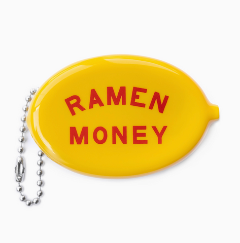 Ramen Money Vintage Rubber Coin Purse Pouch by Three Potato Four Sold by Le Monkey House