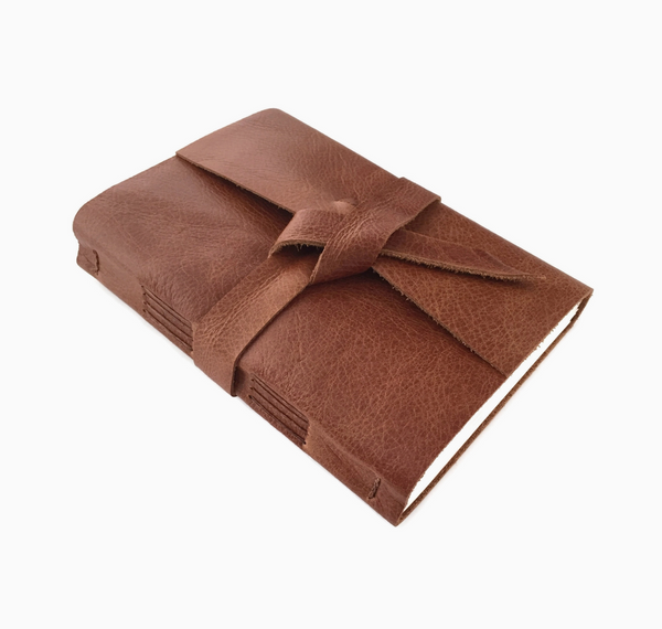 Handmade Bound ,Soft leather journal notebook made by Absolutely EVO Sold by Le Monkey House