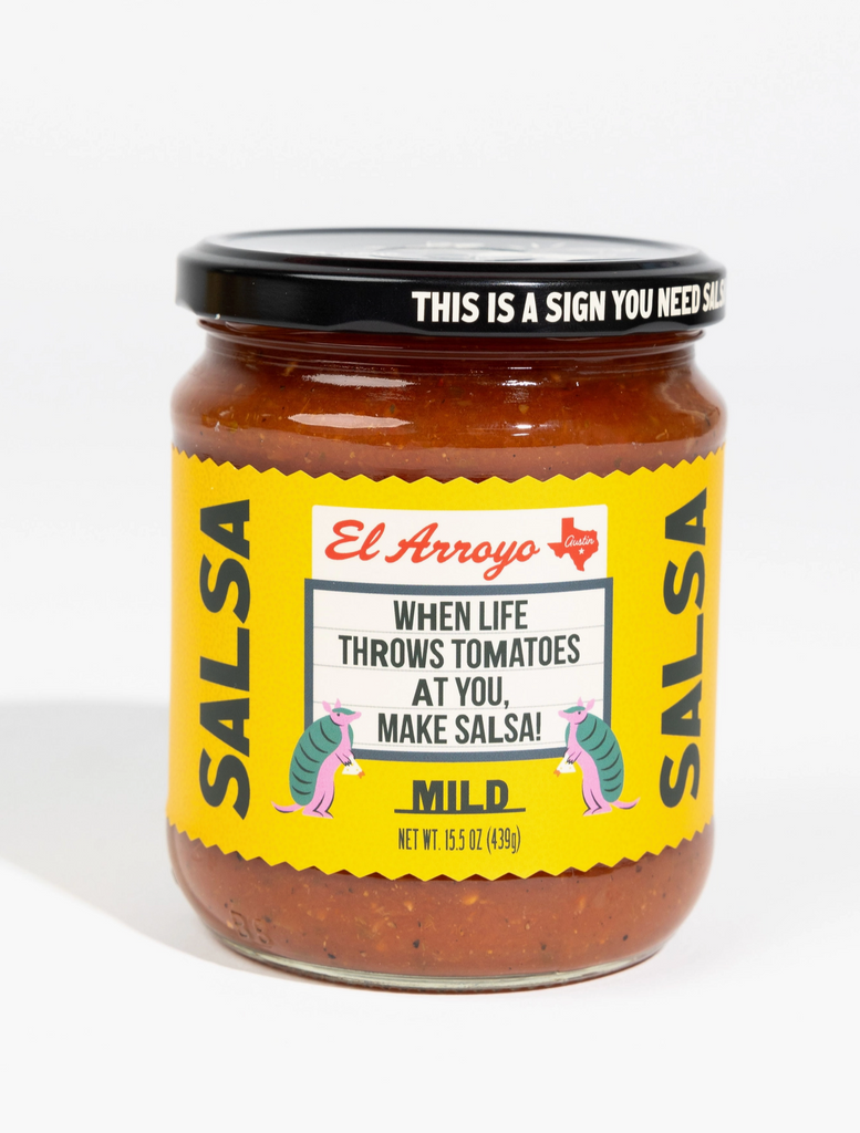 El Arroyo Mild Salsa made in Austin, Texas Sold by Le Monkey House