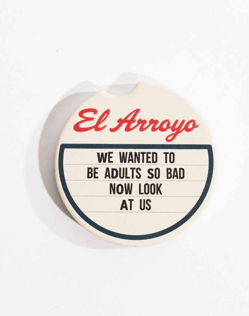 Car coasters set by El Arroyo Ceramic coasters on adulting Sold by Le Monkey House