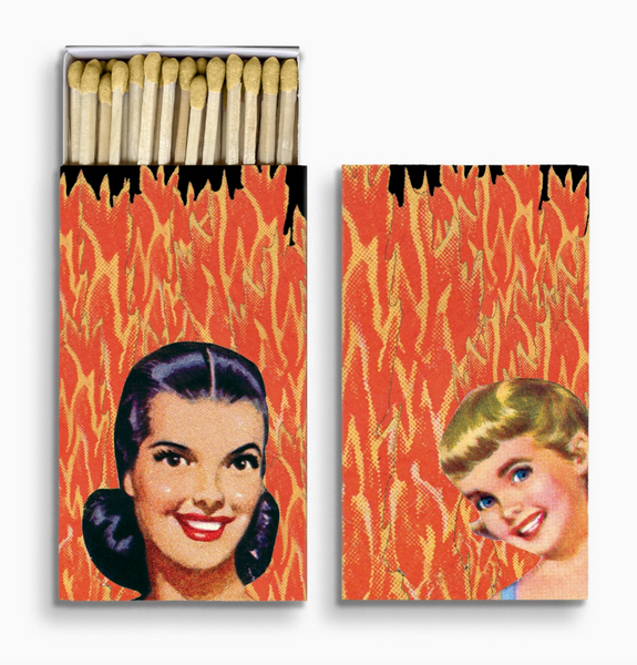 Pinup Ladies fire matches by The Mincing Mockingbird Sold by Le Monkey House