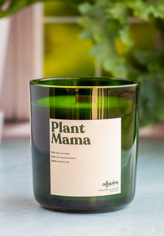 Plant Mama Soy Candle by Cellar Door Bath Supply Sold by Le Monkey House