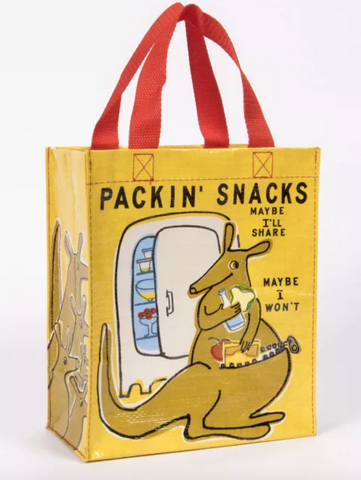 Packin' snacks kangaroo handy tote by Blue Q Sold by Le Monkey House
