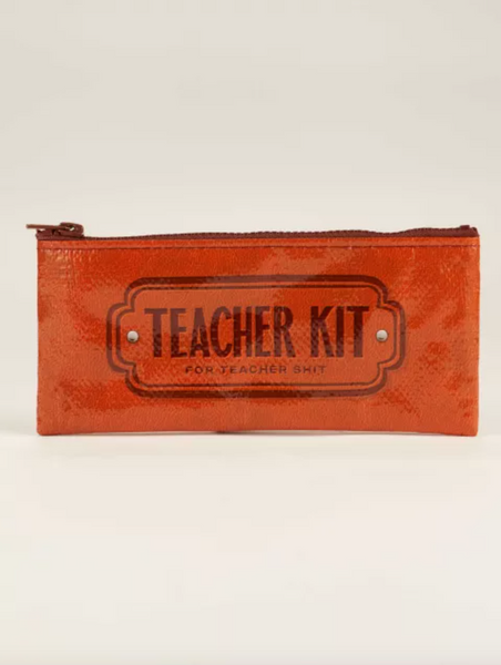 Teacher Kit For Teacher Shit Pencil case pouch by Blue Q Sold by Le Monkey House