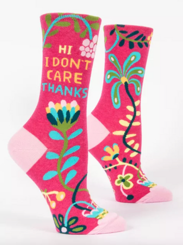 Women's Socks: Hi I Don't Care