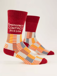 Men's Socks: Emergency Contact