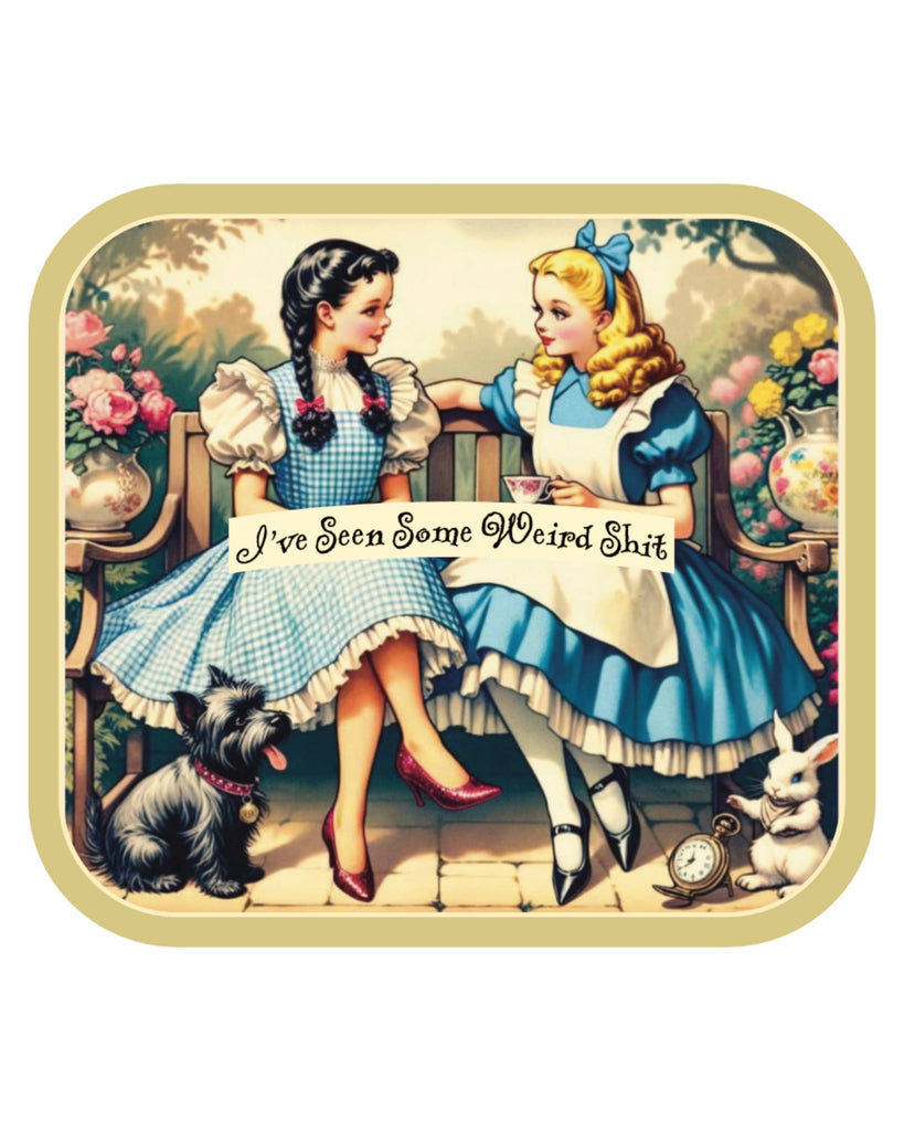 I've seen some weird shit sticker by Juju & Moxie, sold by Le Monkey House