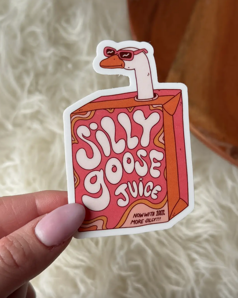 Silly goose juice box sticker by Big Moods sold by Le Monkey House