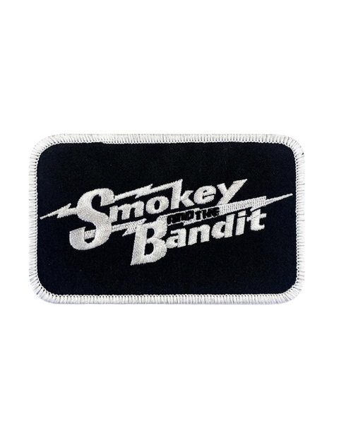 Smokey And The Bandit heavyweight twill embroidered iron on Patch by We Big Moto sold by Le Monkey House