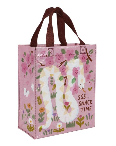Snack time snake handy tote by Blue Q sold by Le Monkey House