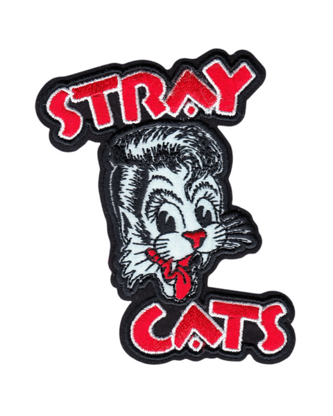 Stray Cats logo embroidered iron on patch by Square Deal Recordings sold by Le Monkey House