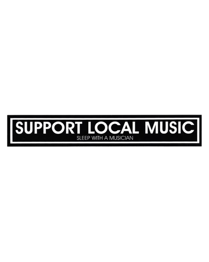 Support Local Music Sticker by Square Deal Recordings sold by Le Monkey House