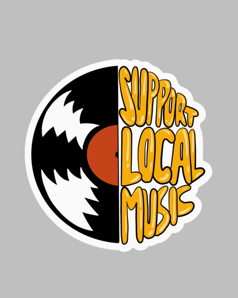 support local music sticker by Big Moods sold by Le Monkey House