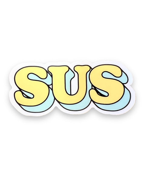 Sus Sticker by Big Moods, Sold by Le Monkey House