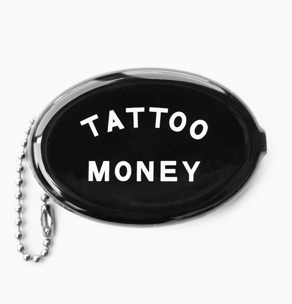 Tattoo Money Vintage Rubber Coin Purse Pouch by Three Potato Four Sold by Le Monkey House