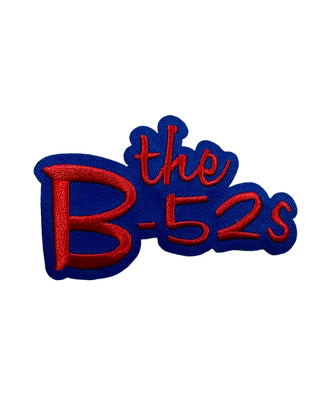The B52s Embroidered iron on patch by Square Deal Recordings sold by Le Monkey House