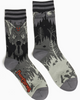 The mothman socks, Cryptid socks by Footclothes, Colorado Sold by Le Monkey House